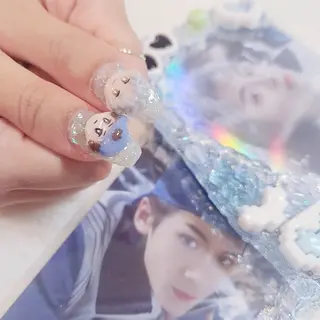 ネイル 手描きアート&推し活 🌟Wisteriaのネイルデザイン