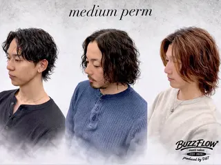 ミディアム メンズ 難波 凌也のヘアスタイル