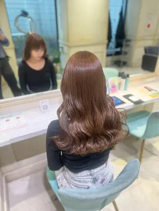 カラー 💙透明感カラー/ 縮毛矯正/ゆうな💙のヘアスタイル