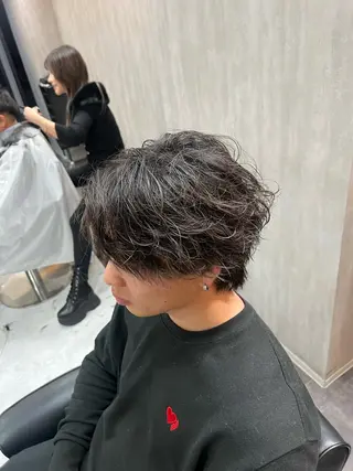 メンズ メンズ縮毛矯正 細谷碧海のヘアスタイル