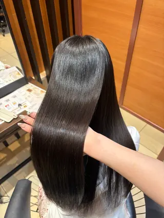 ロング JUNA💜/艶カ ラー/艶髪/髪質改善のヘアスタイル