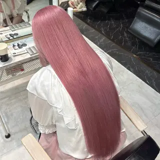 ロング カラー 色落ち綺麗🩰ハイ トーン🎀RINKAのヘアスタイル