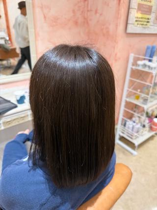 ミディアム カラー 🩶透明感・艶カラー 🩶ひいな🩶のヘアスタイル