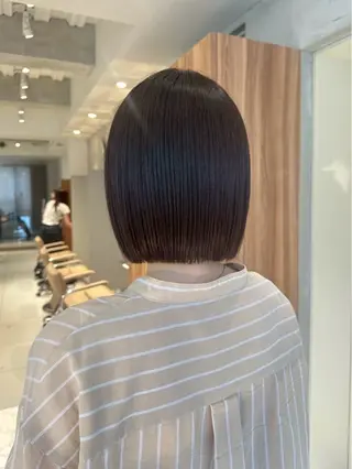ミディアム ショート⌇艶カラー ⌇ RIN🌙のヘアスタイル