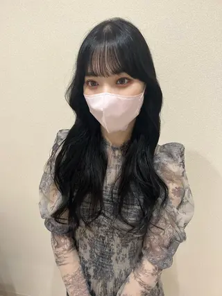 ロング カラー 外国人対応 佐久間のヘアスタイル