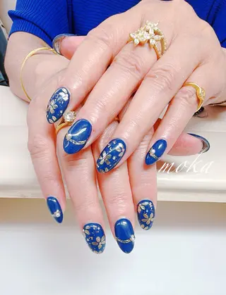 ネイル 胡蝶蘭レディースサロ ンNailMOKAのネイルデザイン