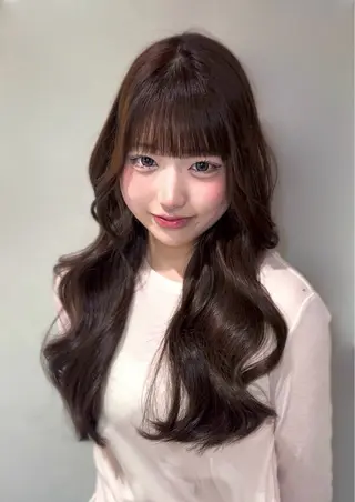 カラー 麻衣里 /韓国風ヘア🎀のヘアスタイル