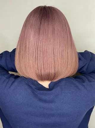 ミディアム ハイトーンブリーチ 土坂 由志【京都】のヘアスタイル