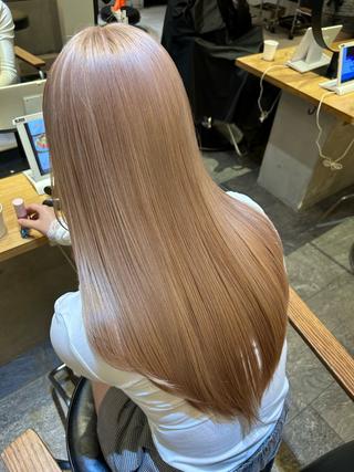 ロング カラー 骨格レイヤー× ハイトーンmeguのヘアスタイル