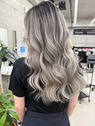 カラー Asami/名古屋/ ハイトーン/デザインのヘアスタイル
