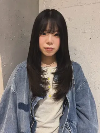 ロング カラー Juna✂️ レイヤー / ボブのヘアスタイル