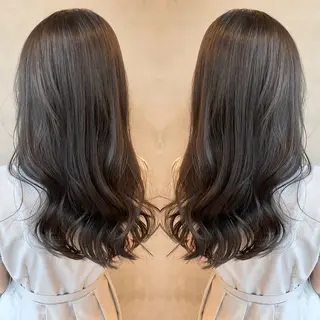 ロング カラー ヘアアレンジ ネイル マツエク・マツパ 夜23時まで予約🉑 reverieあきらのヘアスタイル