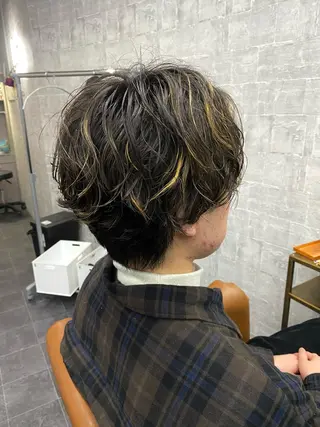 パーマ メンズ 吉澤 駿のヘアスタイル