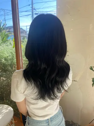セミロング 小田部 愛のヘアスタイル