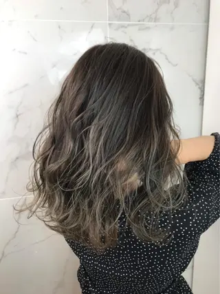 ロング カラー 髪質改善IENA店長 小泉拓のヘアスタイル