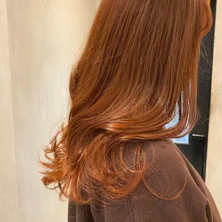 セミロング 新宿/顔周りカット +レイヤー=しずく♩のヘアスタイル