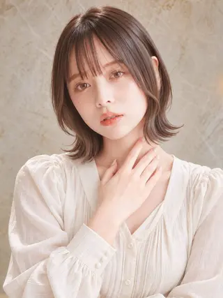 ミディアム カラー 🏆AWARD全国 4位/祝田巳幸のヘアスタイル
