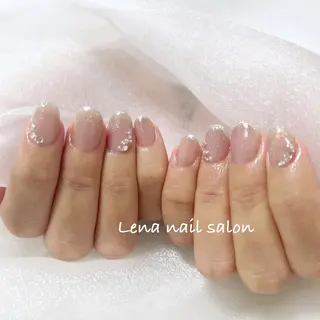ネイル 自爪育成ネイルケア Lena  nailのネイルデザイン