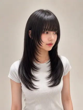 セミロング STYLE 相模大野のヘアスタイル