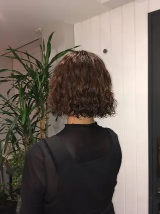 ミディアム パーマ ☆ HARUKA ☆のヘアスタイル