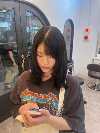 セミロング レディースカット 募集中✨まゆのヘアスタイル