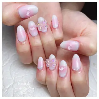 ミディアム ネイル 🐾enen style 🐾のネイルデザイン