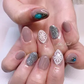 ネイル モチの良さ◉ フィルインネイル♡のネイルデザイン