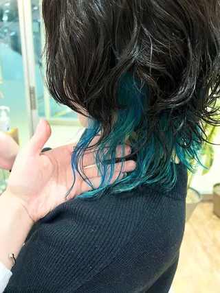 ミディアム カラー marble by KENJEのヘアスタイル
