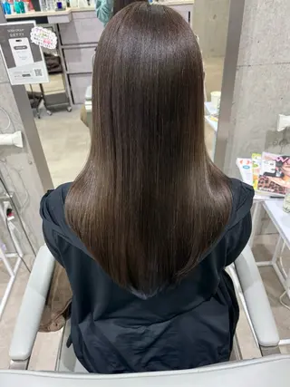 ロング カラー 🐥YUNA🐥 天神/大名/透明感のヘアスタイル