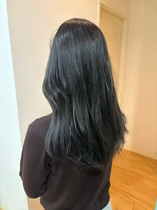 ロング カラー 水江 基のヘアスタイル