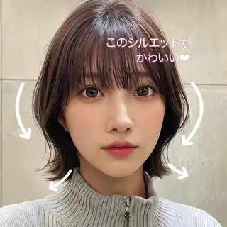 ショート 似合わせカット🩵 なりたみゆうのヘアスタイル
