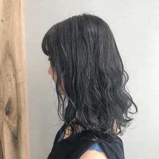ミディアム 店長【似合わせヘア】 前杉健太のヘアスタイル