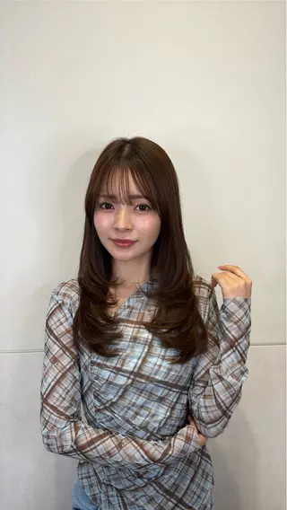 ミディアム ヘアアレンジ 新宿/巻ける縮毛矯正 /髪質改善/サスケのヘアスタイル