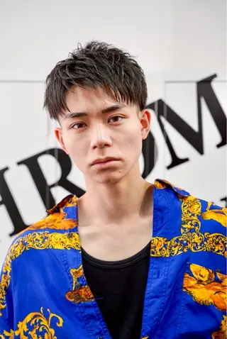 ショート カラー パーマ メンズ メンズカット/パーマ 山崎航平💈のヘアスタイル