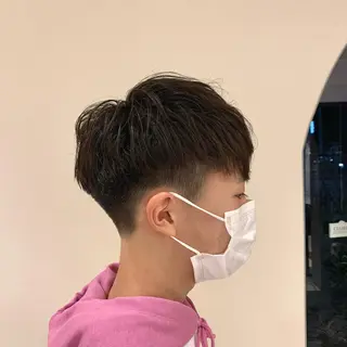 ショート メンズ 藤原 健人のヘアスタイル