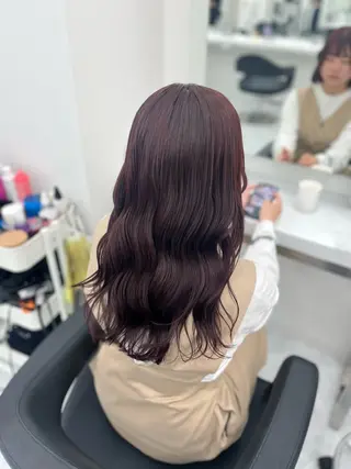 ロング カラー ヘアアレンジ Zina熊本🫧 Kurehaのヘアスタイル