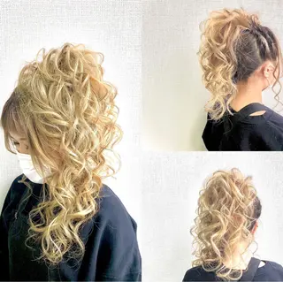 ロング カラー ヘアアレンジ キッズ 💜美髪特化💜 MASAのヘアスタイル
