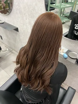 ロング カラー ブリーチカラー特化 梅田中崎町/あかりのヘアスタイル
