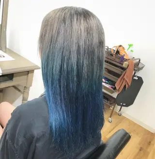 セミロング カラー Le/a谷町 野上幹太のヘアスタイル