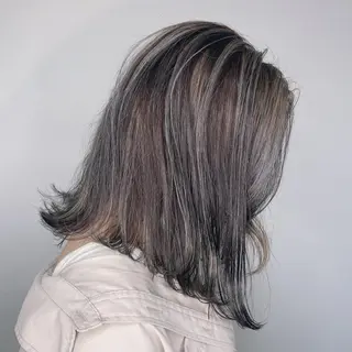 ミディアム 井尻 將太のヘアスタイル