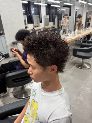 ショート 渋谷メンズパーマ 水沼心のヘアスタイル