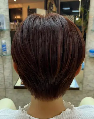 ショート カラー 熊谷 拓海のヘアスタイル