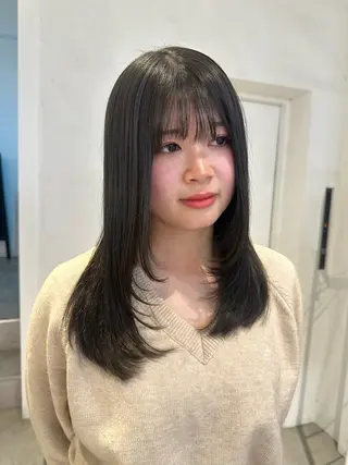 ロング 韓国ヘアメンズ・レデ ィース特化ミクのヘアスタイル
