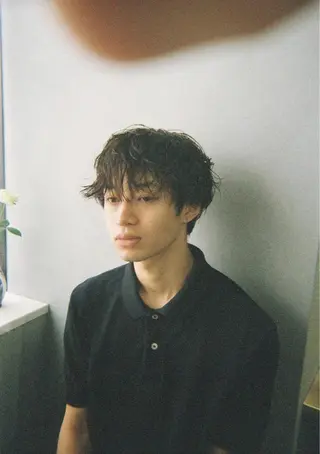ショート パーマ メンズ ボブパーマコテ巻き風 パーマNo1深江秀平のヘアスタイル