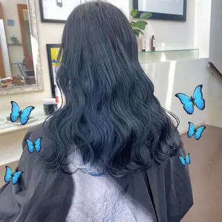 セミロング カラー 色落ちまで可愛い🧚 心斎橋hikaruのヘアスタイル