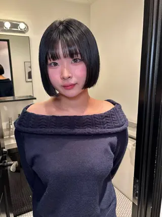 ショート rizu🤎/ ボブ /ブラウンカラーのヘアスタイル