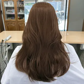 カラー nanami🏷🤎 ベージュのヘアスタイル