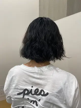 ショート パーマ 韓国好き🇰🇷 美容師MIKUのヘアスタイル