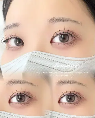 マツエク・マツパ 大阪福島🎀るのん 韓国束感マツエク🧁のマツエク・マツパデザイン