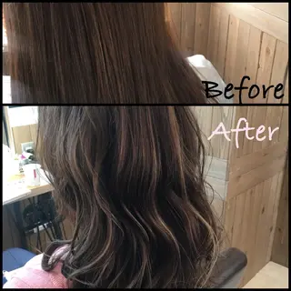 セミロング 土屋 ゆうこのヘアスタイル